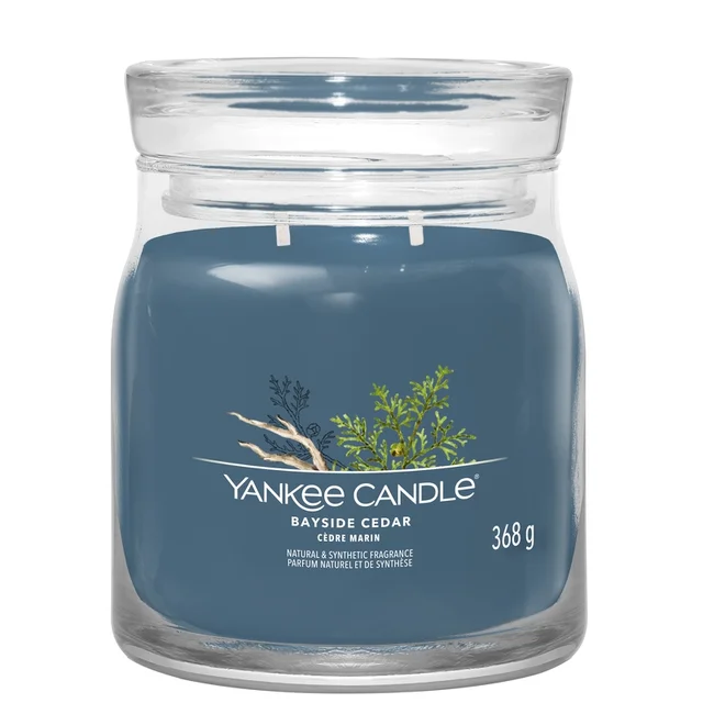 Yankee Candle Signature Jar Candle Medium Jar Bayside Cedar 368g