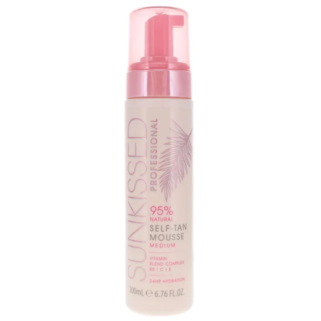 Sunkissed Self Tan Professional Self Tan Mousse Medium 200ml