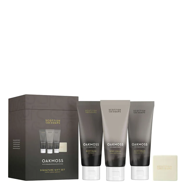 Scottish Fine Soaps Oakmoss Signature Gift Set (Worth £26.95)