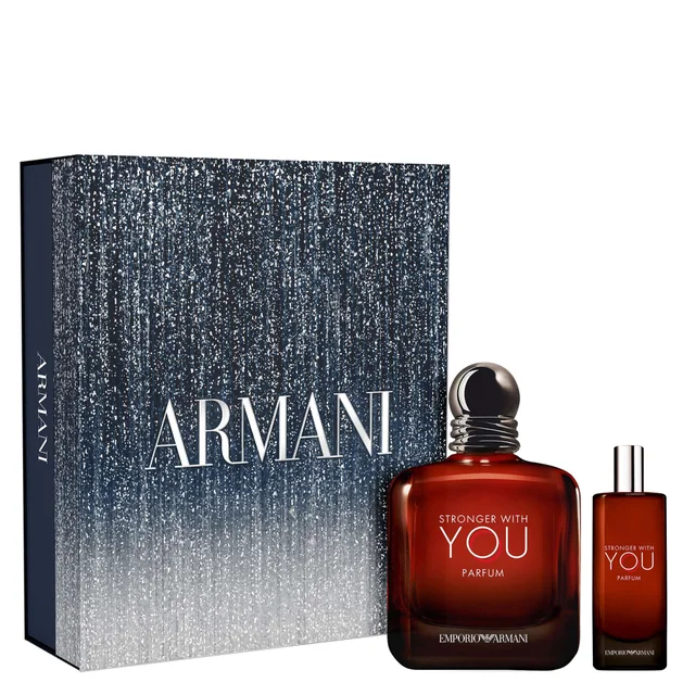 Armani Stronger With You Parfum Spray 100ml Gift Set (Worth £113.85)