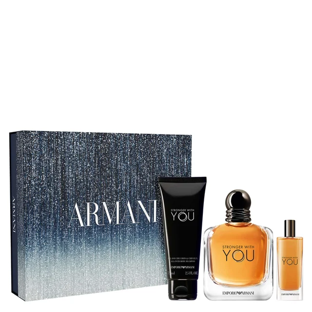 Armani Stronger With You Eau de Toilette Spray 100ml Gift Set (Worth £104.00)
