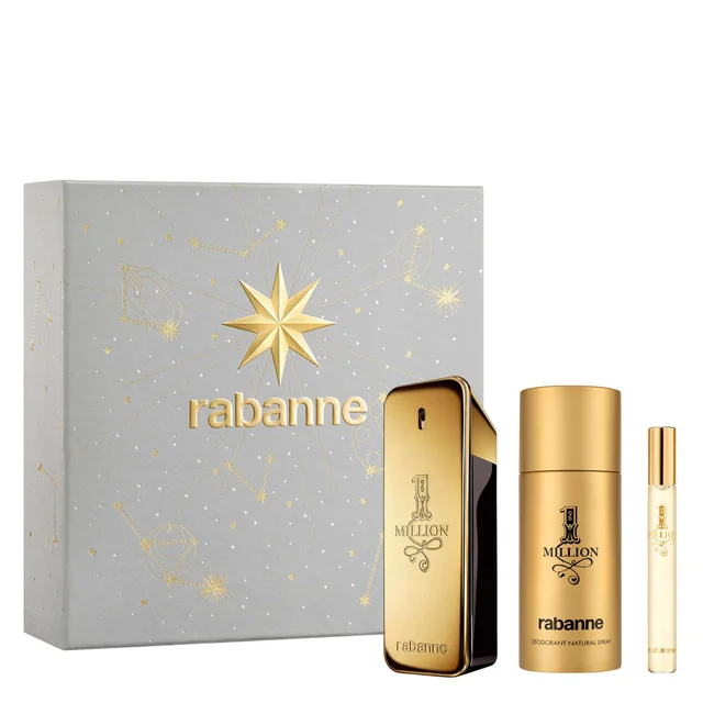 Rabanne 1 Million Eau de Toilette 100ml Gift Set (Worth £129.00)
