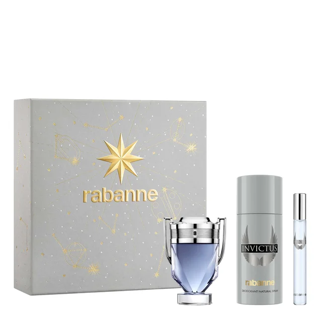 Rabanne Invictus Eau de Toilette 50ml Gift Set (Worth £109.40)