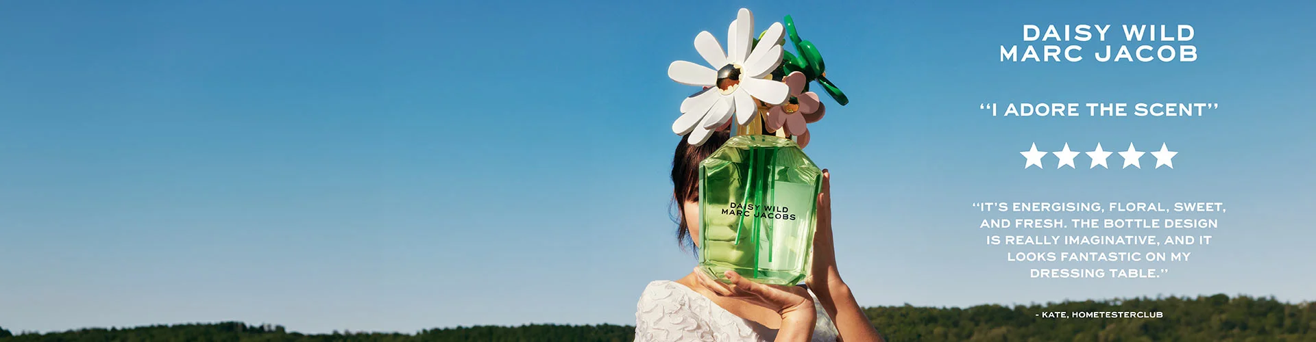 Marc Jacobs Explore the captivating fragrance that's capturing attention and stealing hearts! <br>Don't just take our word for it– The fresh Marc Jacobs Daisy Wild is receiving 5-star reviews across the board! Experience it for yourself.